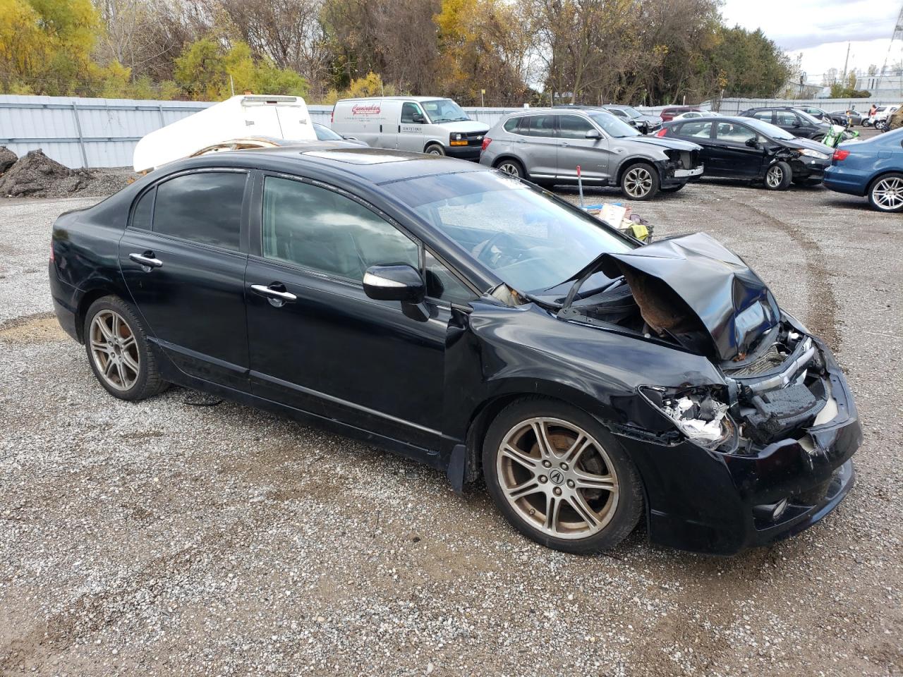 2009 Acura Csx Black vin: 2HHFD56559H202224