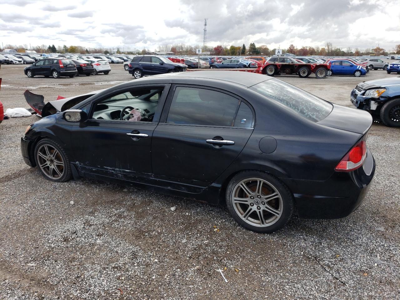 2009 Acura Csx Black vin: 2HHFD56559H202224