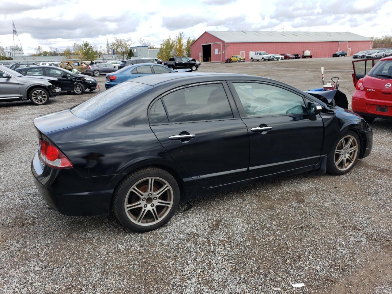2009 Acura Csx Black vin: 2HHFD56559H202224