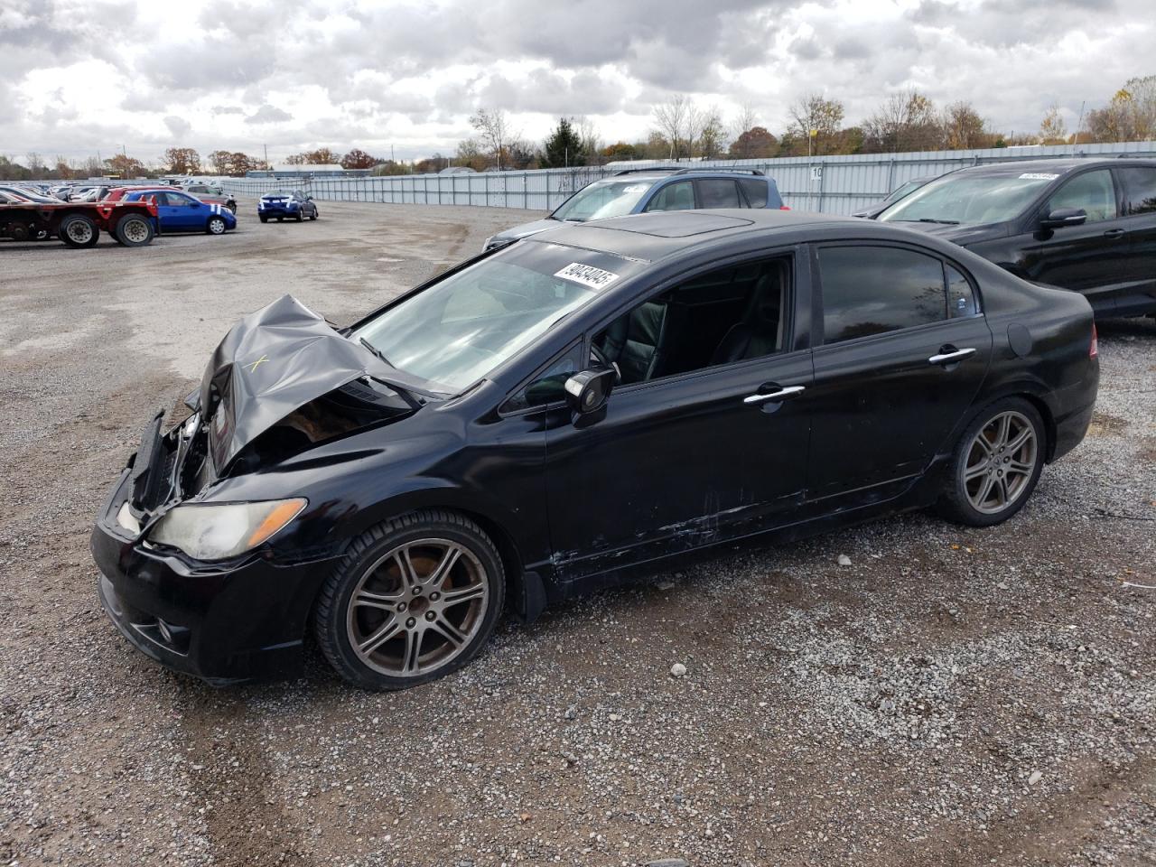 2009 Acura Csx Black vin: 2HHFD56559H202224