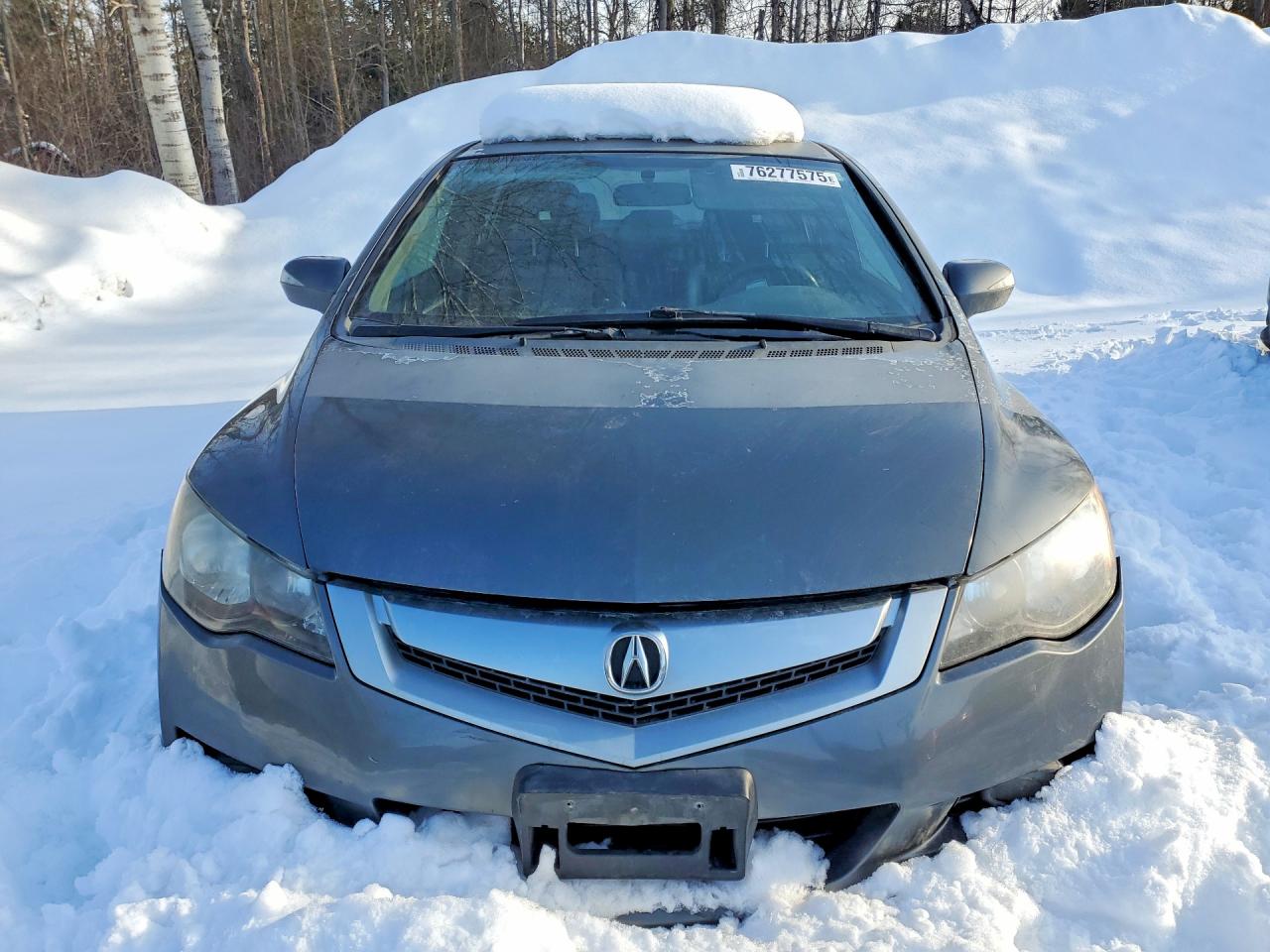 2009 Acura Csx Серый vin: 2HHFD56579H202290