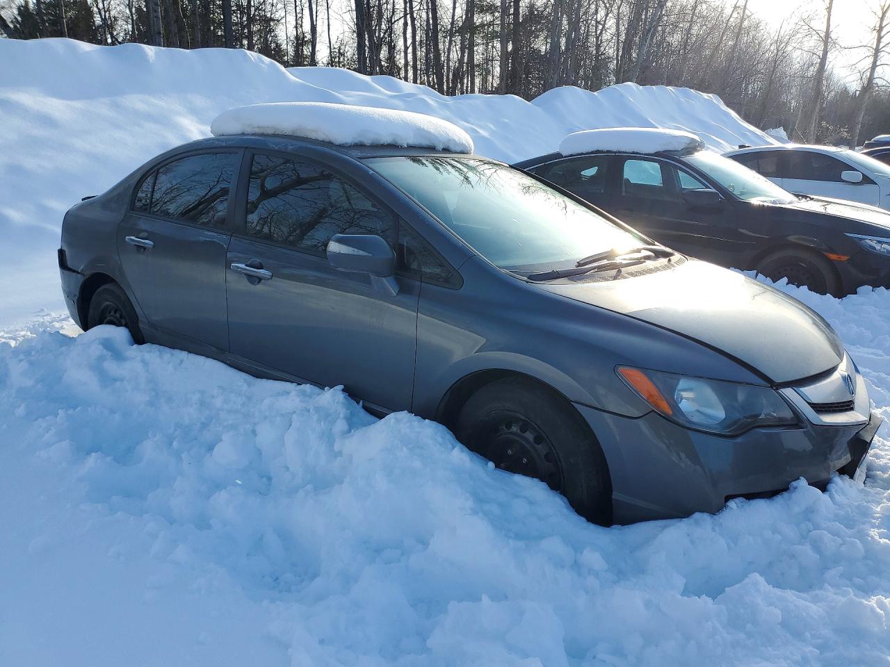 2009 Acura Csx Серый vin: 2HHFD56579H202290