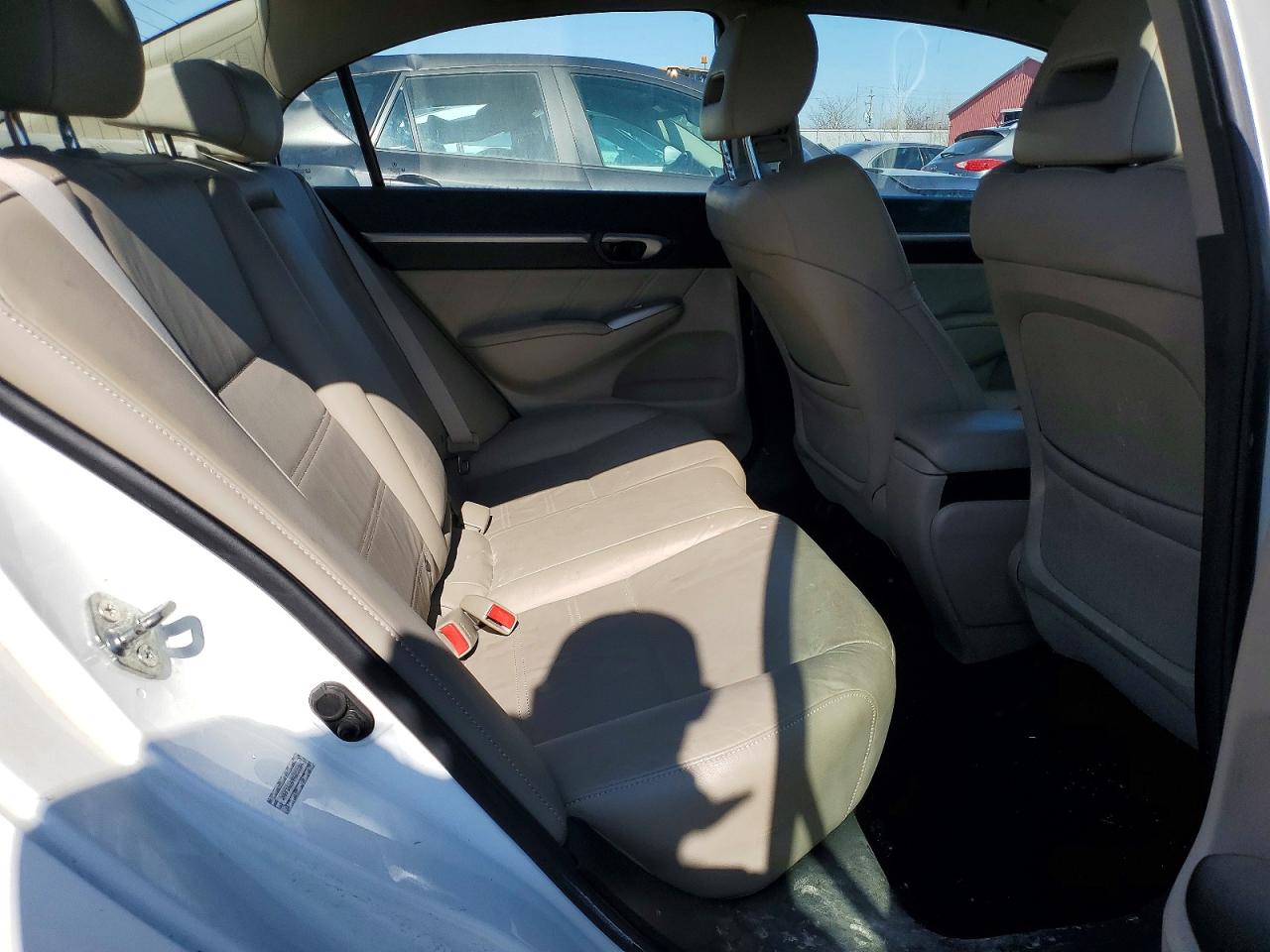 2009 Acura Csx White vin: 2HHFD56599H200394