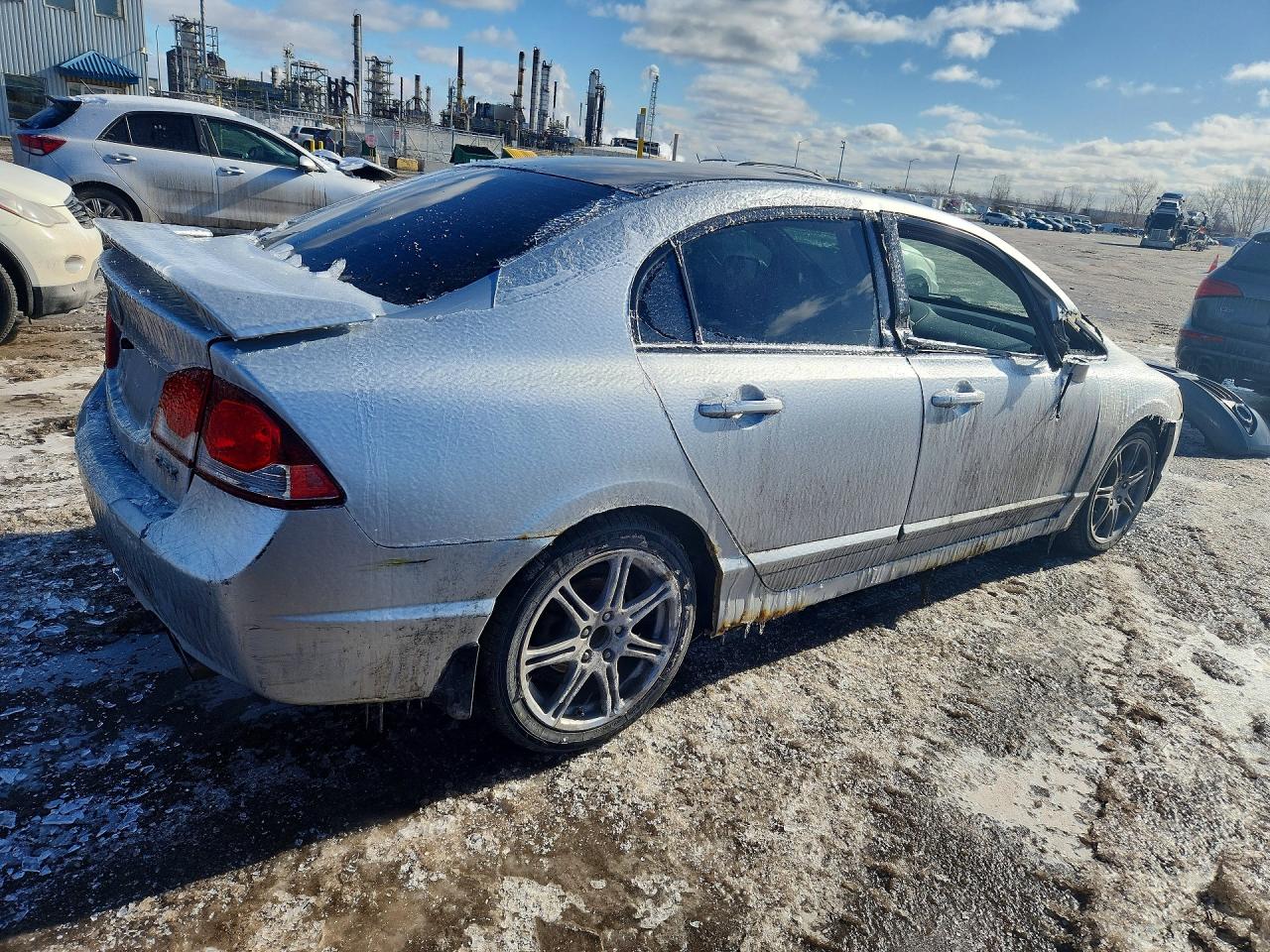 2009 Acura Csx Silver vin: 2HHFD56599H201612