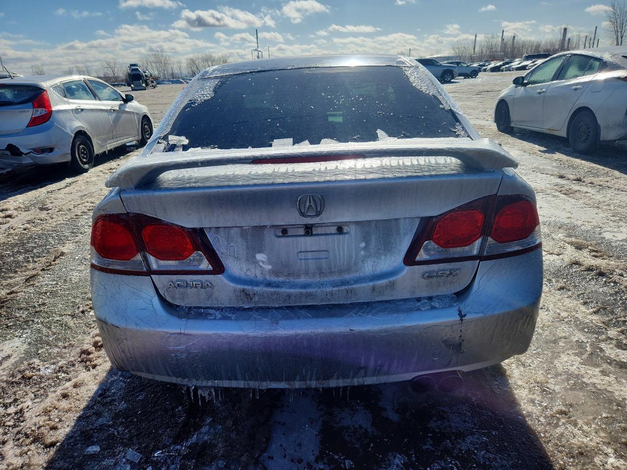 2009 Acura Csx Silver vin: 2HHFD56599H201612