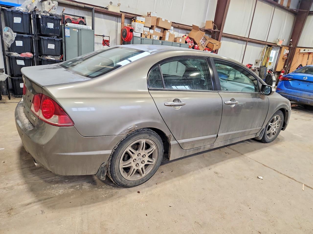 2008 Acura Csx Серый vin: 2HHFD565X8H202301