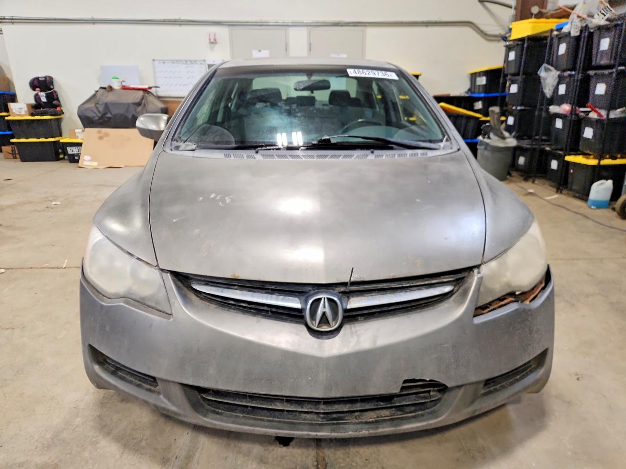 2008 Acura Csx Серый vin: 2HHFD565X8H202301