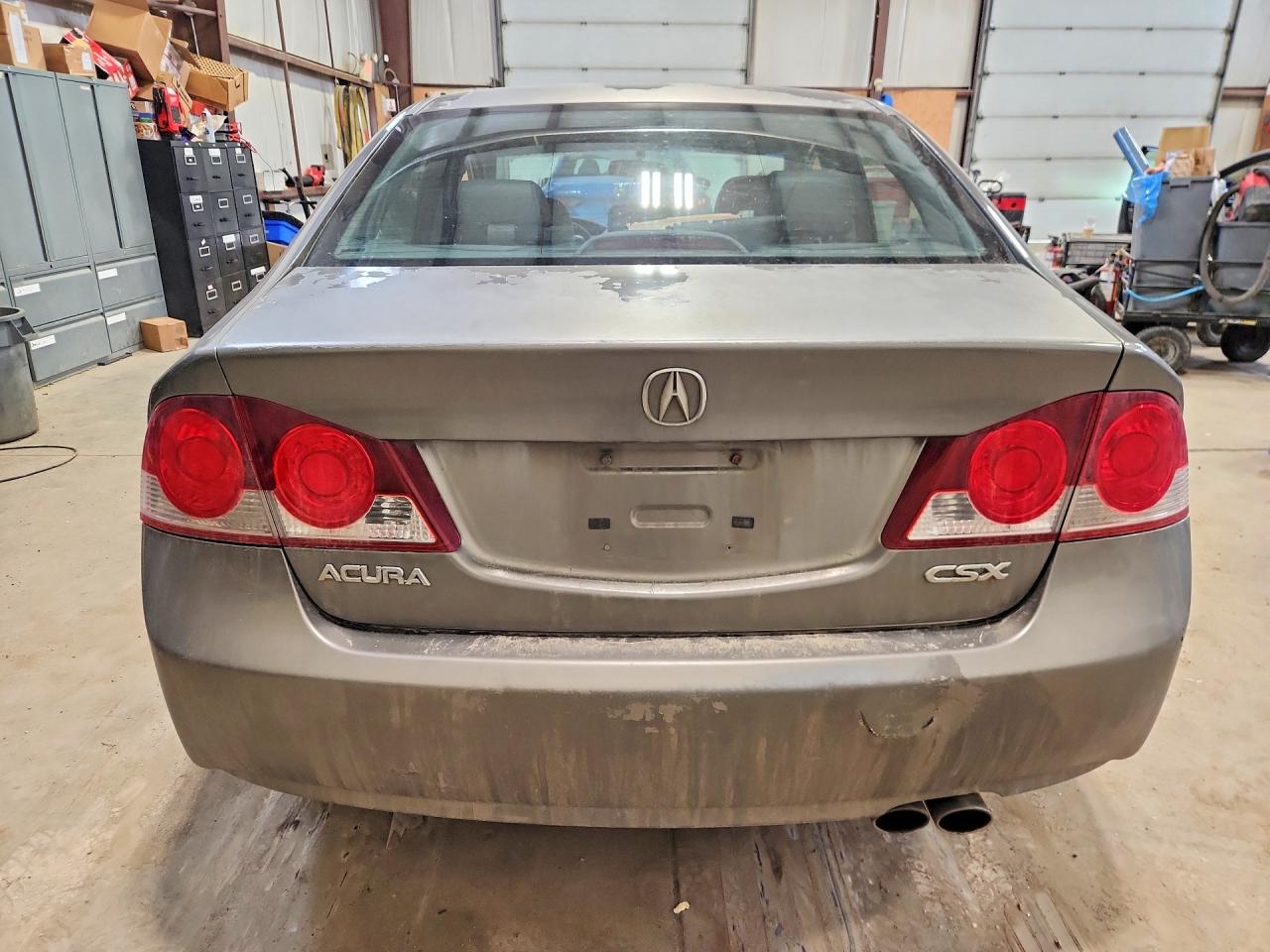2008 Acura Csx Серый vin: 2HHFD565X8H202301