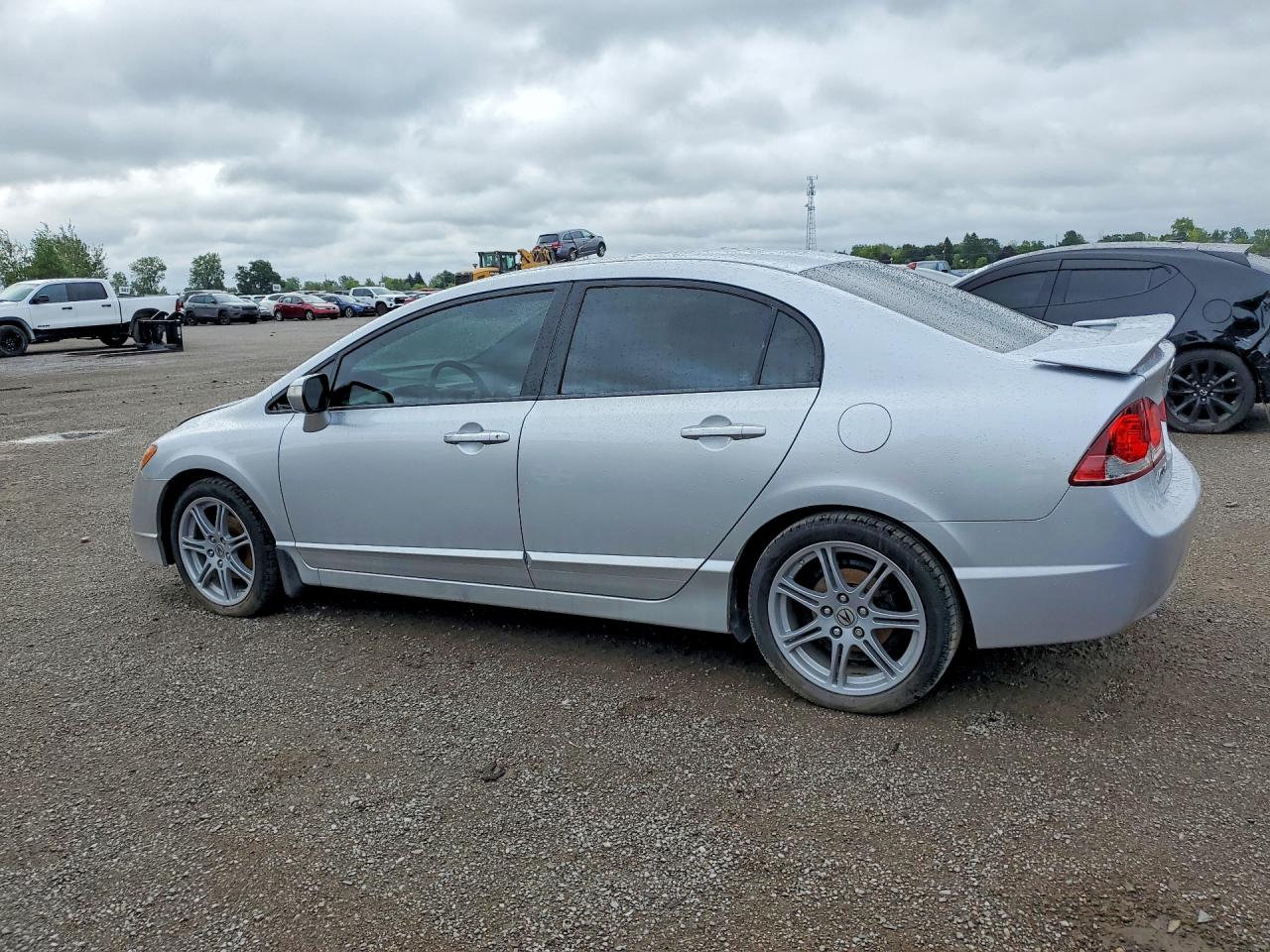 2009 Acura Csx Серебряный vin: 2HHFD565X9H201697