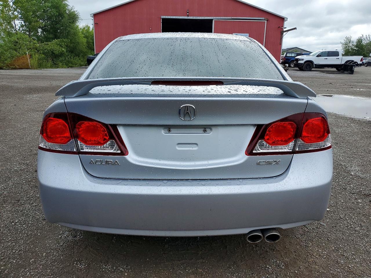 2009 Acura Csx Серебряный vin: 2HHFD565X9H201697