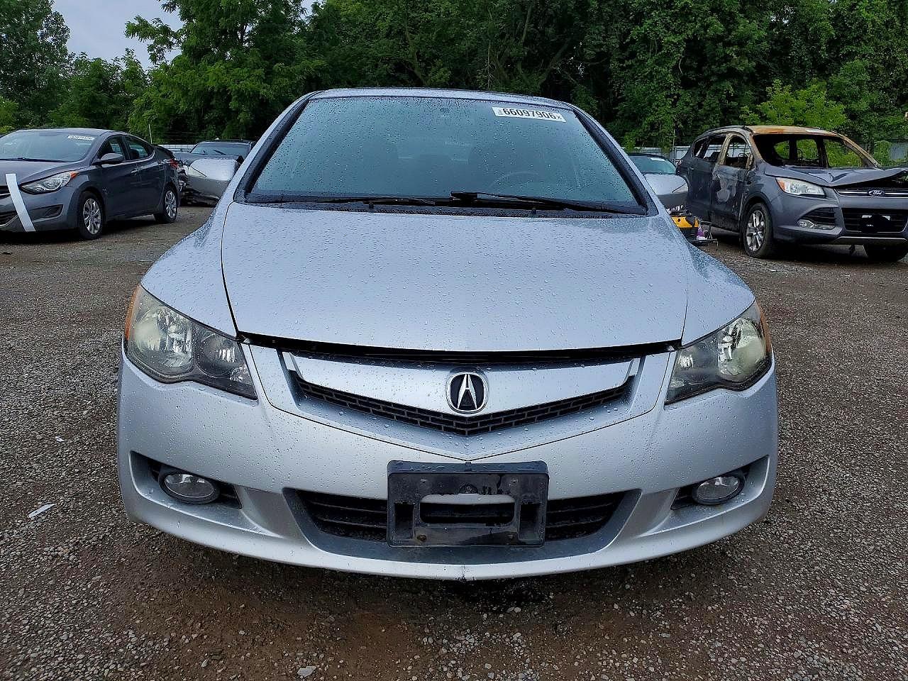 2009 Acura Csx Серебряный vin: 2HHFD565X9H201697