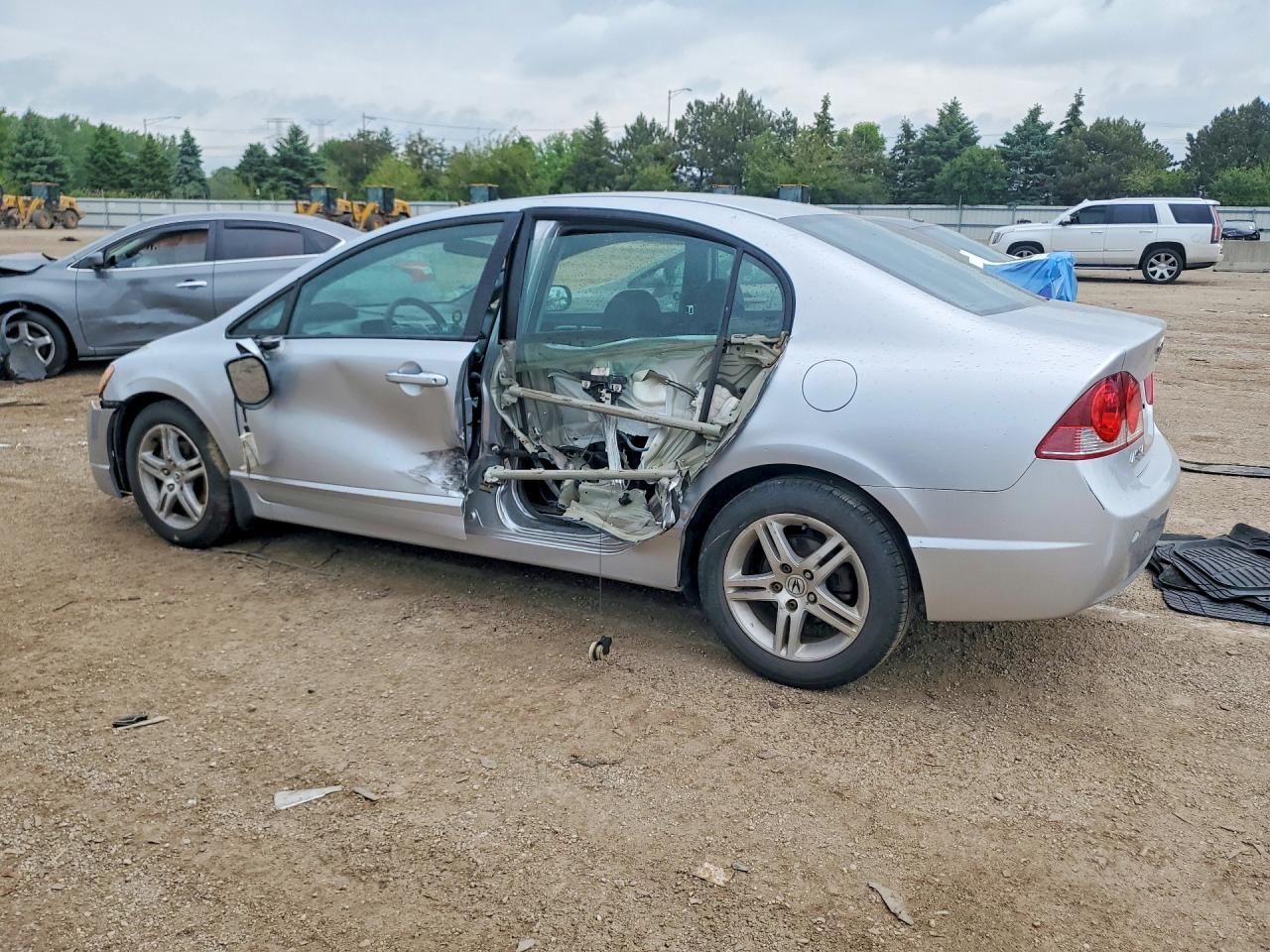 2006 Acura Csx Premium Серебряный vin: 2HHFD56766H200060