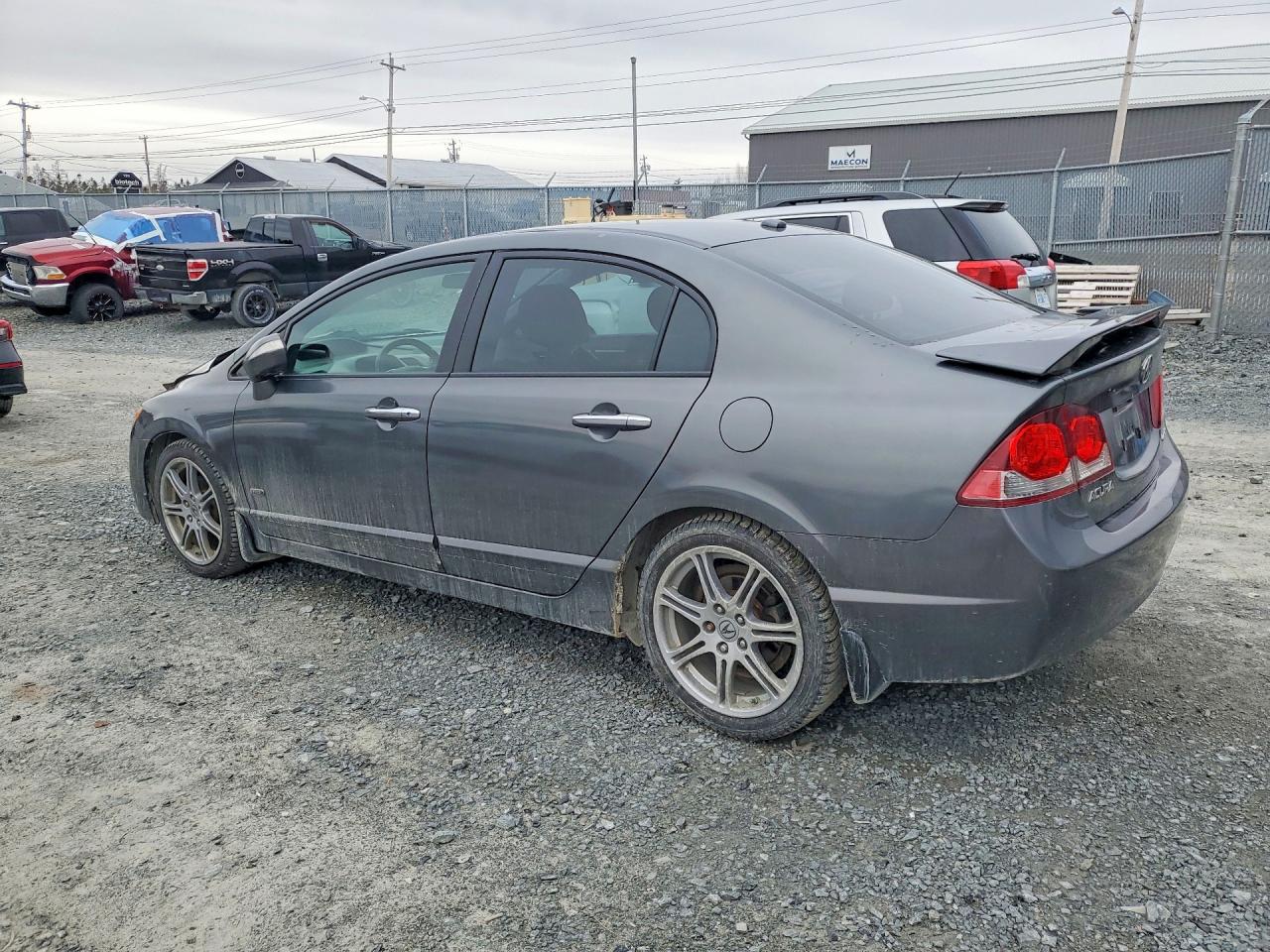 2010 Acura Csx Technology Gray vin: 2HHFD5E71AH201773