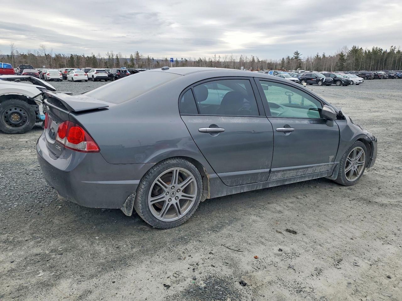2010 Acura Csx Technology Gray vin: 2HHFD5E71AH201773