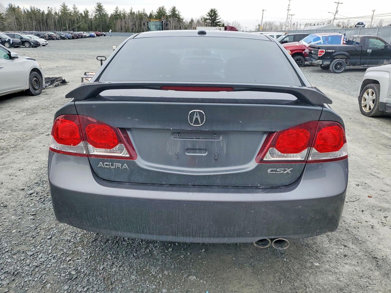 2010 Acura Csx Technology Gray vin: 2HHFD5E71AH201773