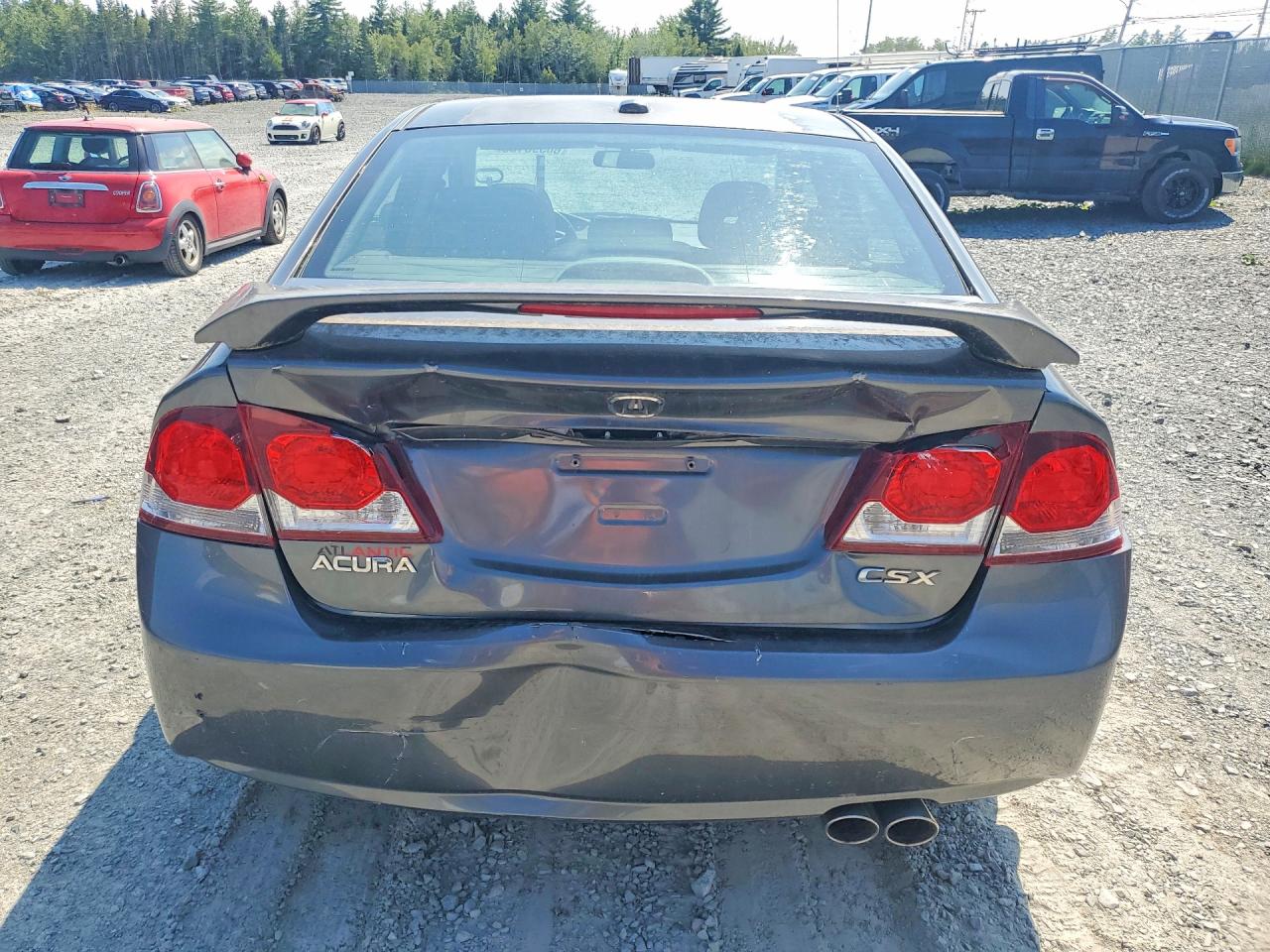 2010 Acura Csx Technology Charcoal vin: 2HHFD5E74AH200441