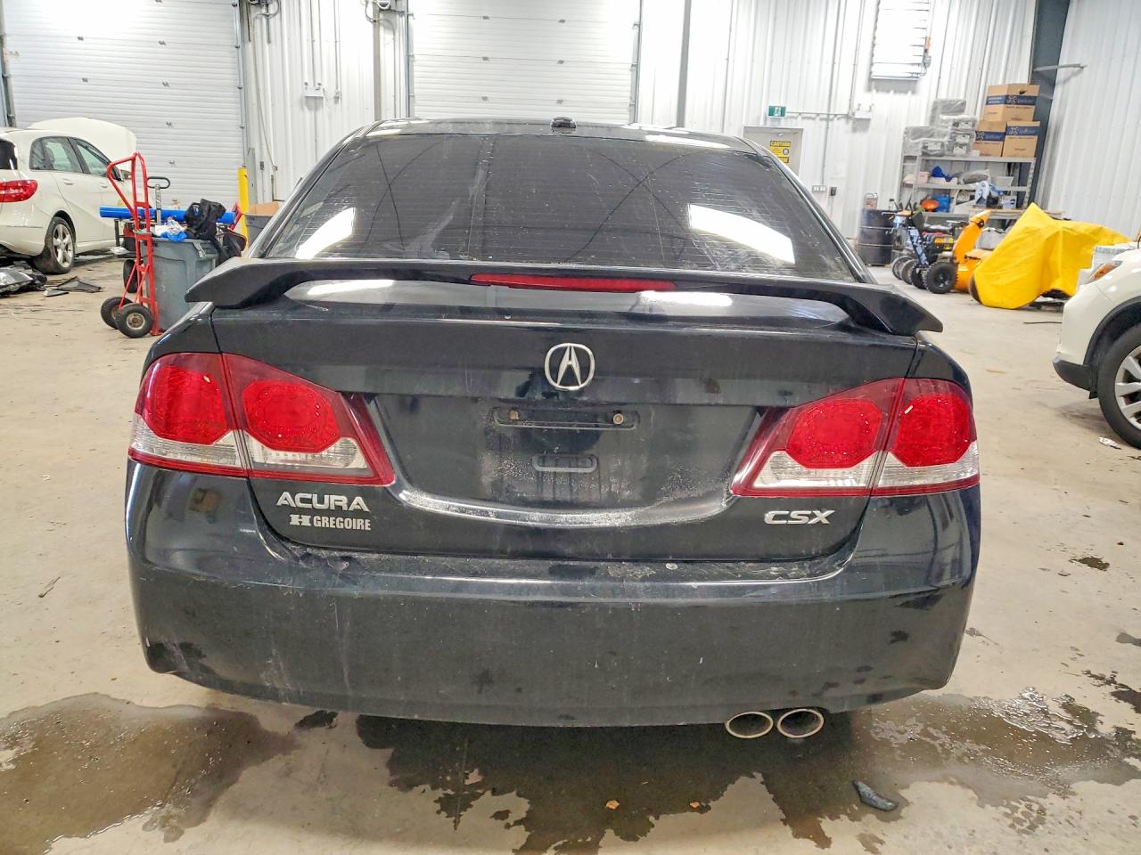 2010 Acura Csx Technology Black vin: 2HHFD5F71AH200587
