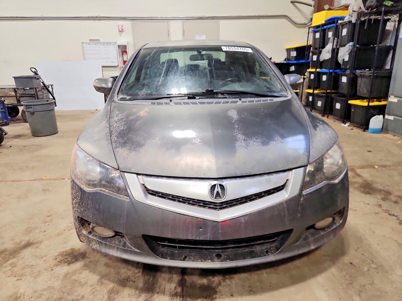 2010 Acura Csx Technology Gray vin: 2HHFD5F72AH200470