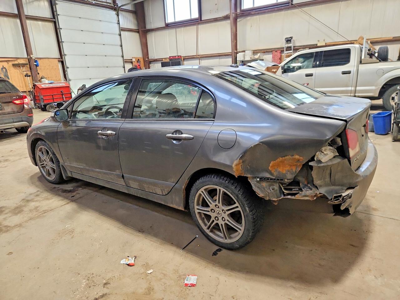 2010 Acura Csx Technology Gray vin: 2HHFD5F72AH200470