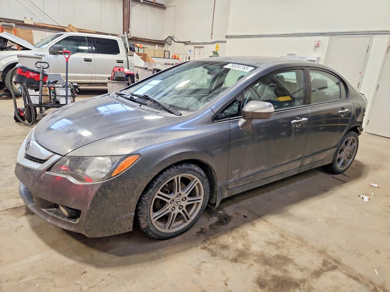2010 Acura Csx Technology Gray vin: 2HHFD5F72AH200470