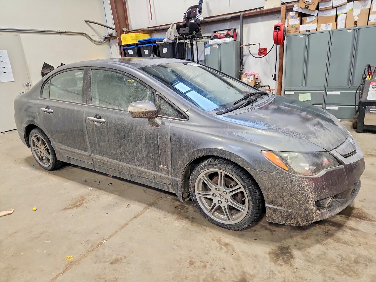 2010 Acura Csx Technology Gray vin: 2HHFD5F72AH200470