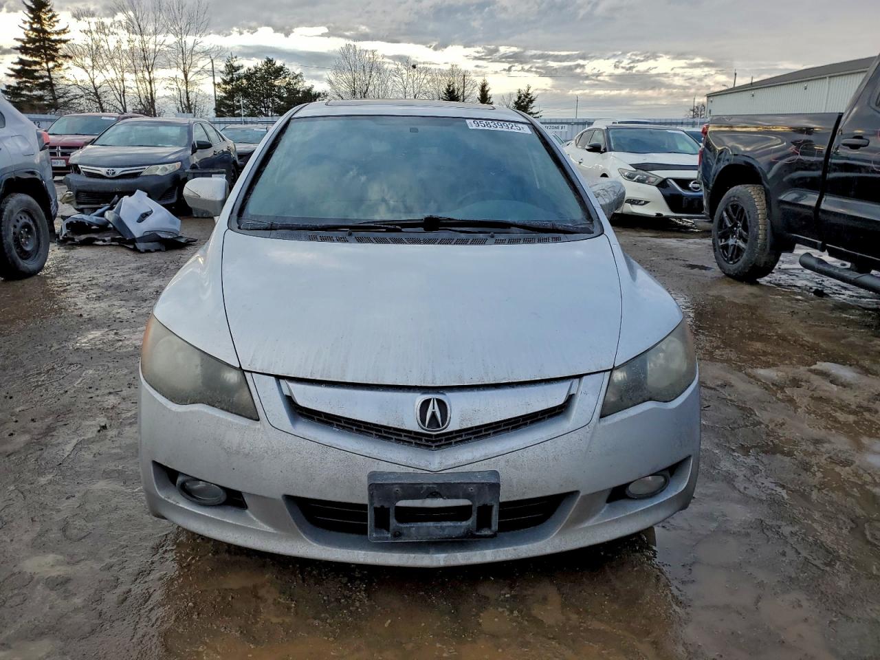 2010 Acura Csx Technology Silver vin: 2HHFD5F78AH201834