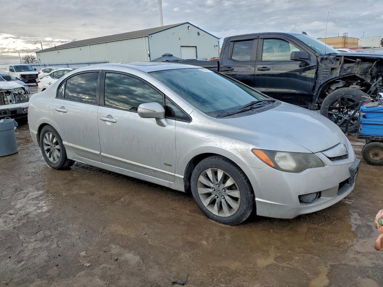 2010 Acura Csx Technology Silver vin: 2HHFD5F78AH201834