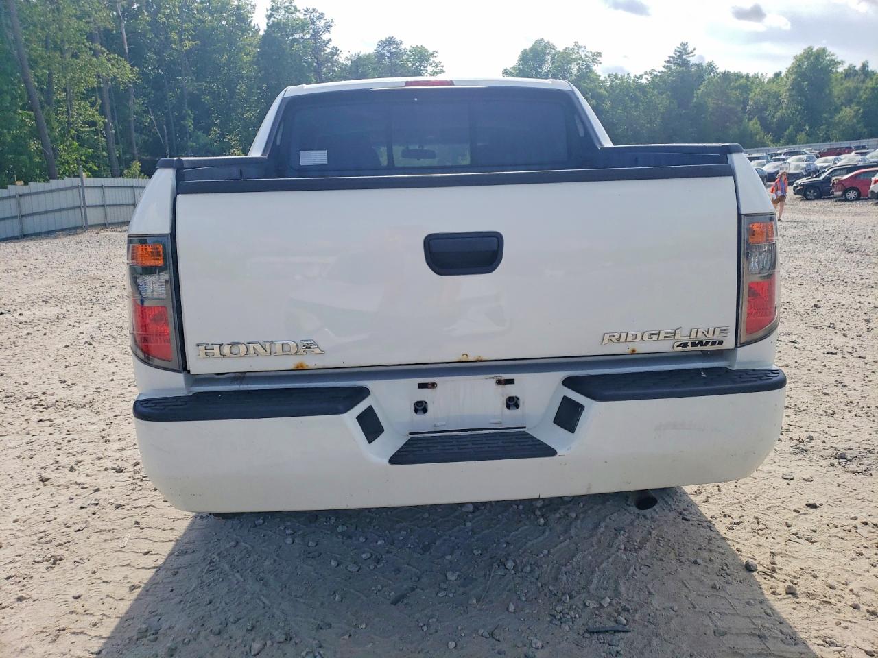 2006 Honda Ridgeline Rt White vin: 2HJYK16216H556166