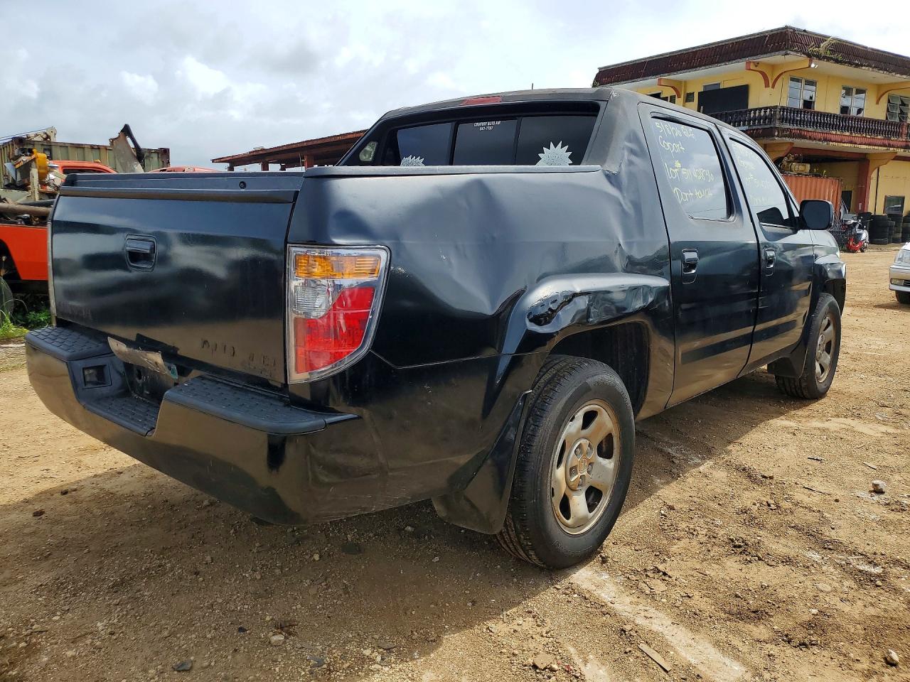 2007 Honda Ridgeline Rt Black vin: 2HJYK16217H506918