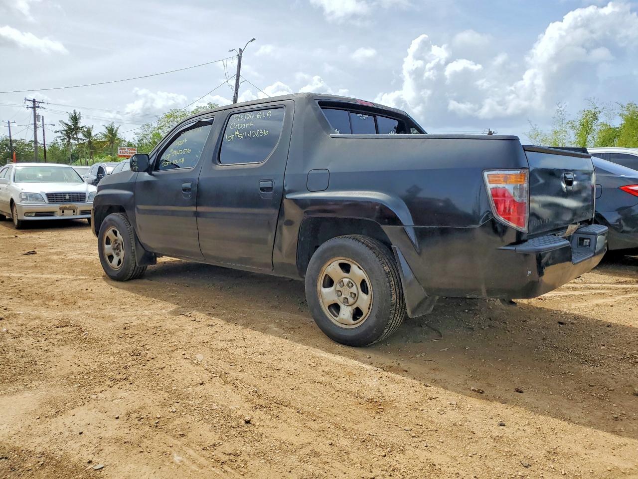 2007 Honda Ridgeline Rt Black vin: 2HJYK16217H506918