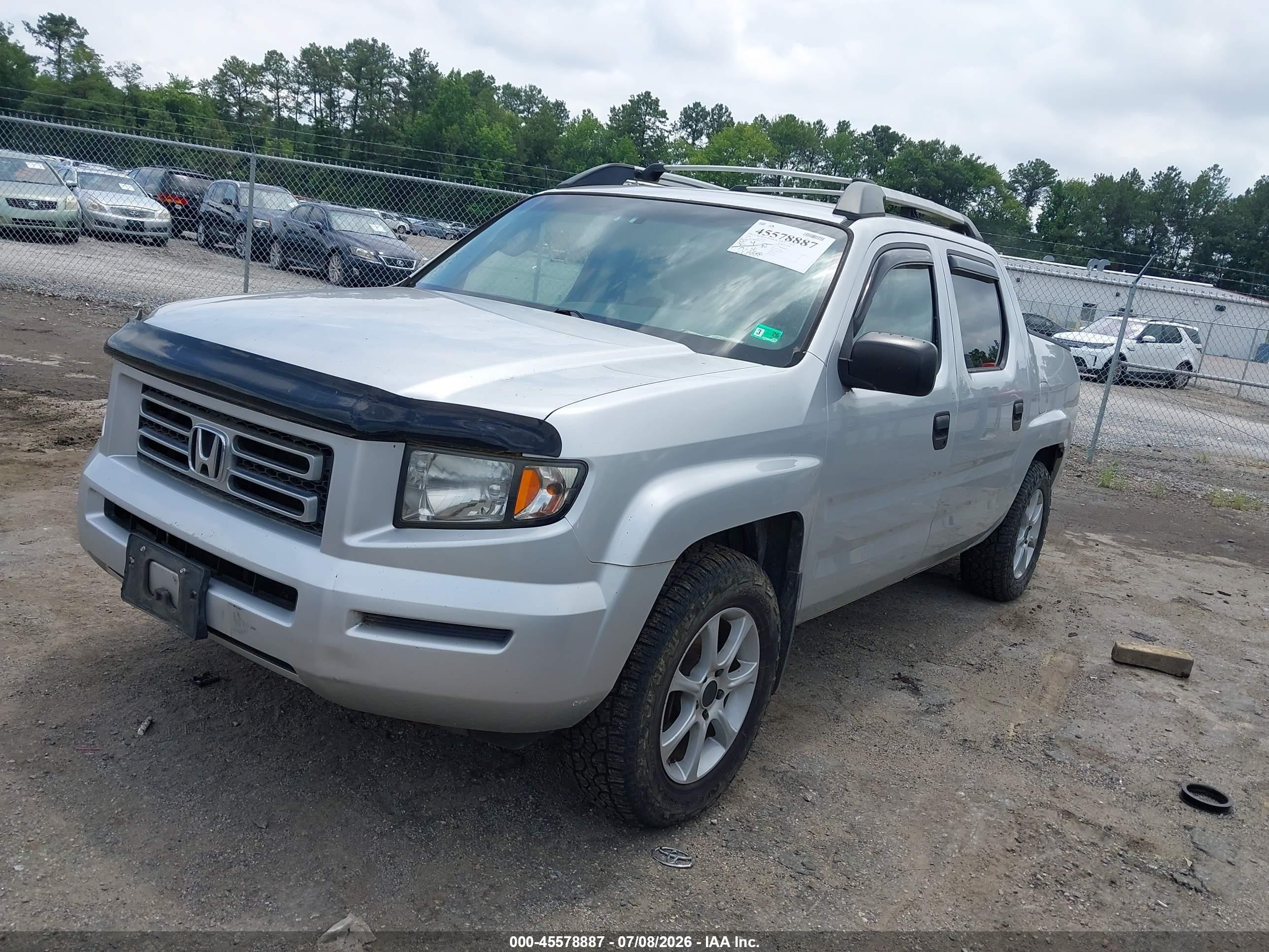 2008 Honda Ridgeline Rt Silver vin: 2HJYK16218H511408
