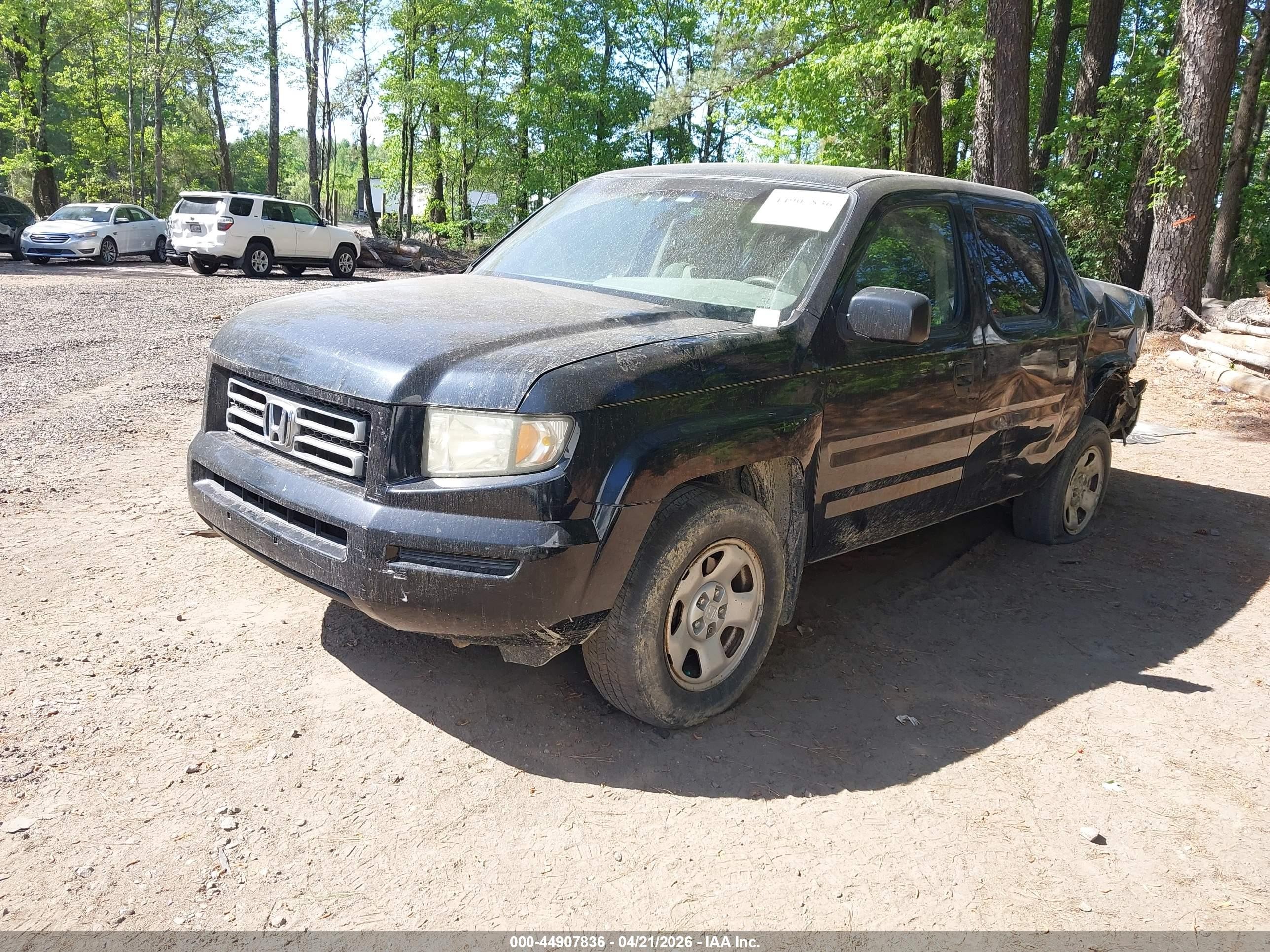 2006 Honda Ridgeline Rt Black vin: 2HJYK16226H535200