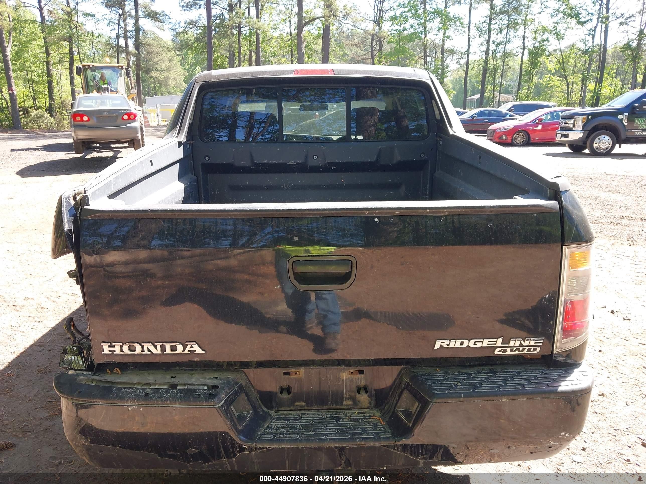 2006 Honda Ridgeline Rt Black vin: 2HJYK16226H535200