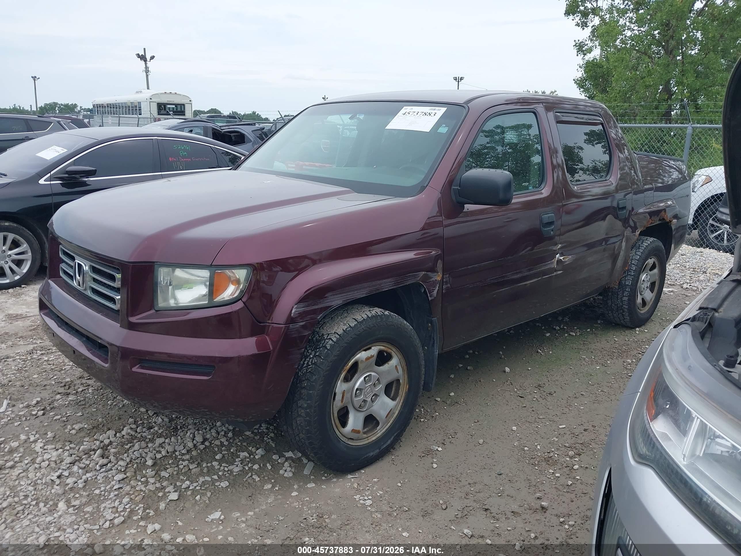 2008 Honda Ridgeline Rt Maroon vin: 2HJYK16228H538682