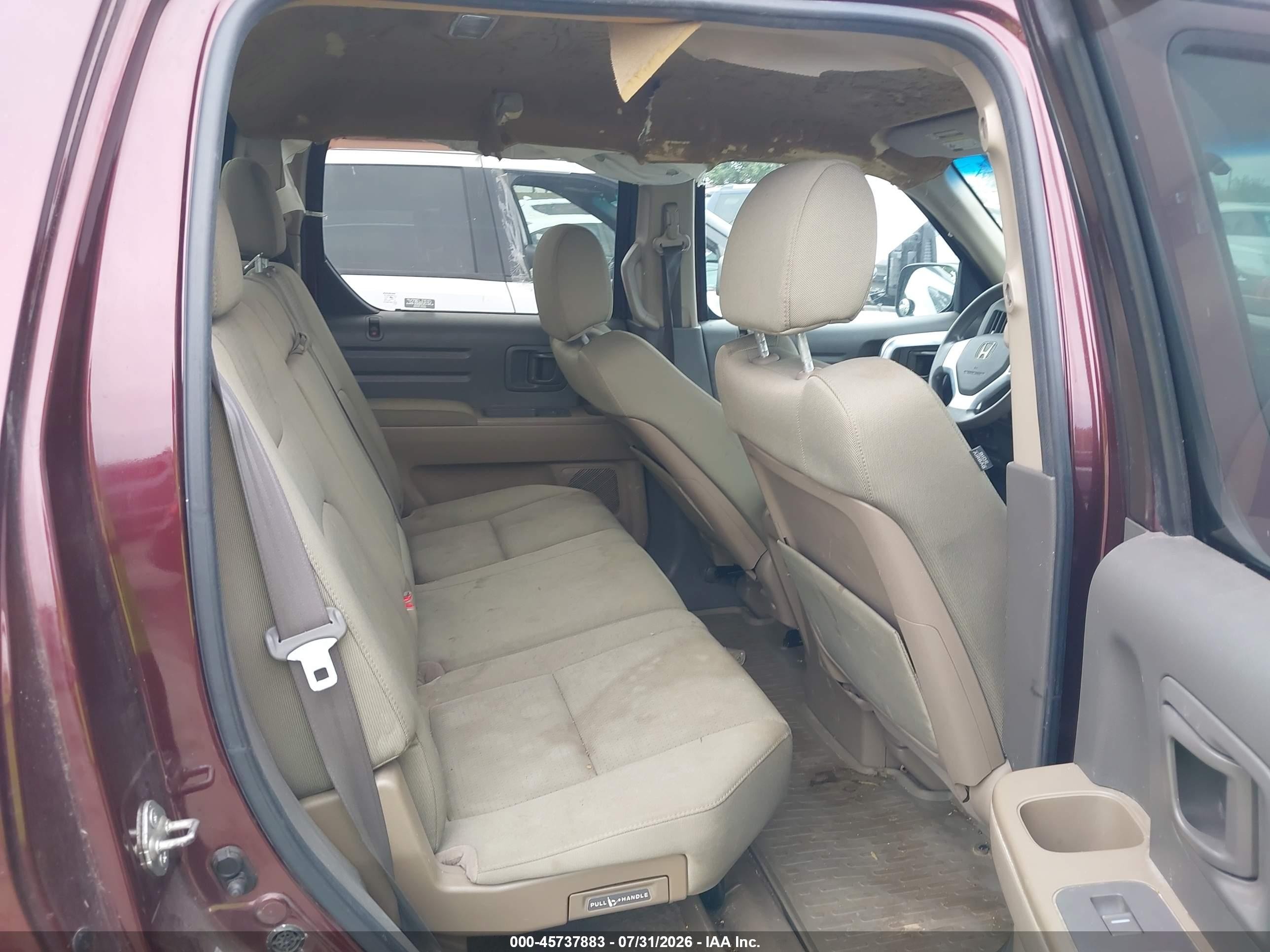 2008 Honda Ridgeline Rt Maroon vin: 2HJYK16228H538682