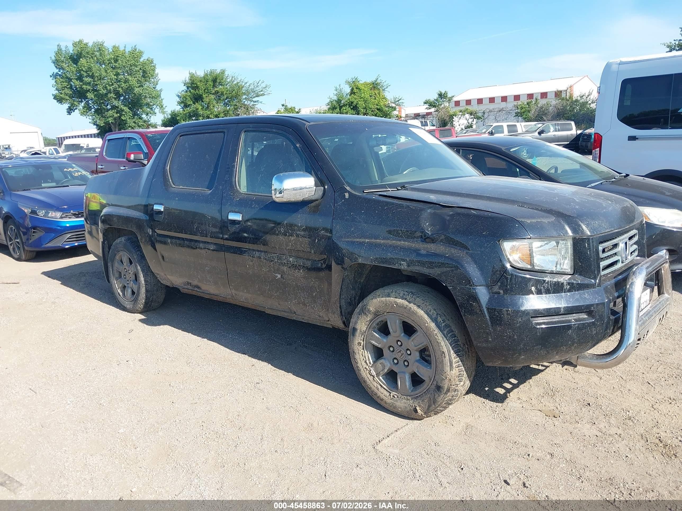 2006 Honda Ridgeline Rt Черный vin: 2HJYK16236H526330