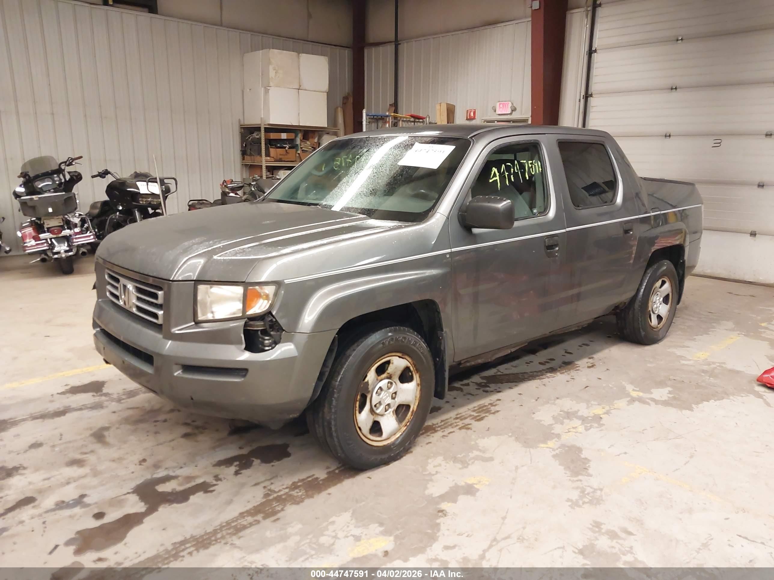 2008 Honda Ridgeline Rt Gray vin: 2HJYK16238H509501