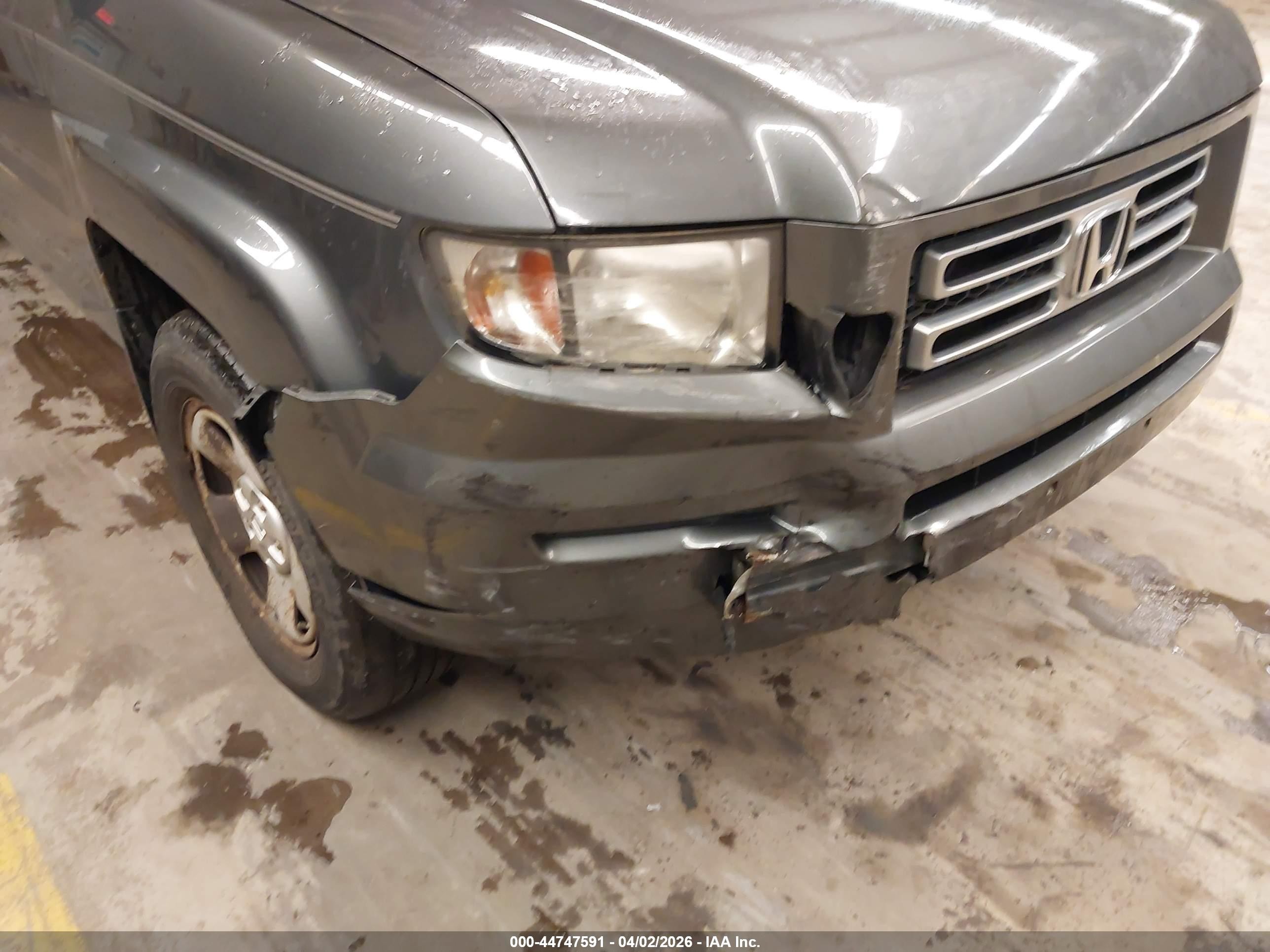 2008 Honda Ridgeline Rt Gray vin: 2HJYK16238H509501