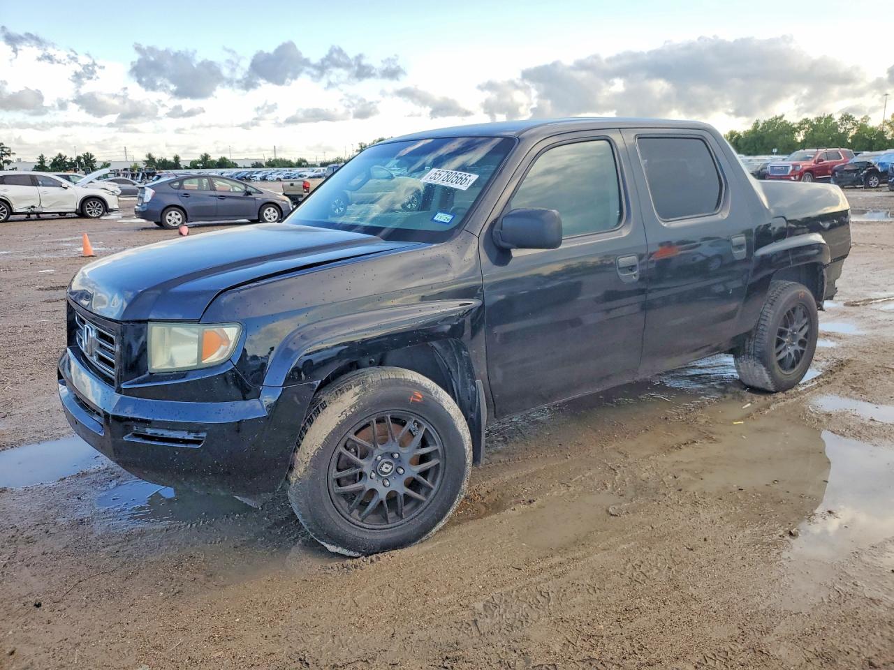 2006 Honda Ridgeline Rt Black vin: 2HJYK16246H532878
