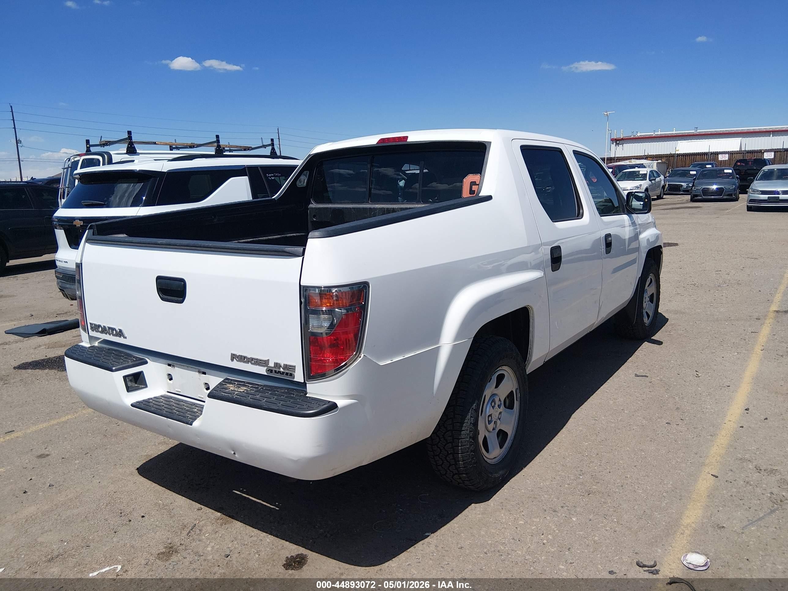 2006 Honda Ridgeline Rt White vin: 2HJYK16246H574581