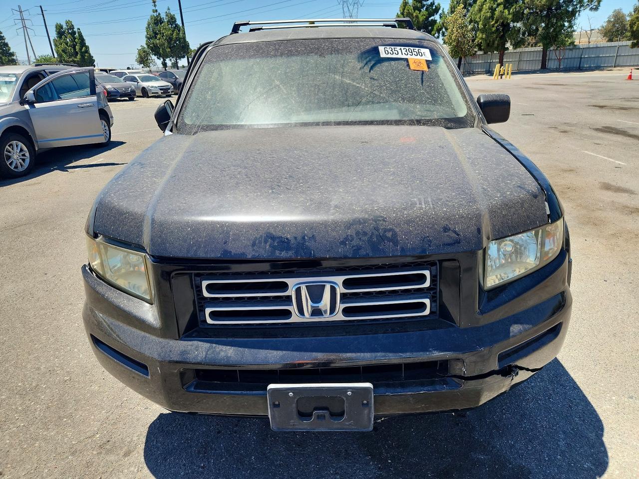 2007 Honda Ridgeline Rt Black vin: 2HJYK16247H526970