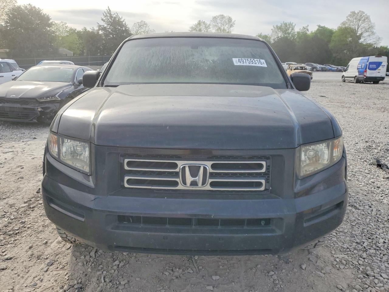 2008 Honda Ridgeline Rt Black vin: 2HJYK16248H530843