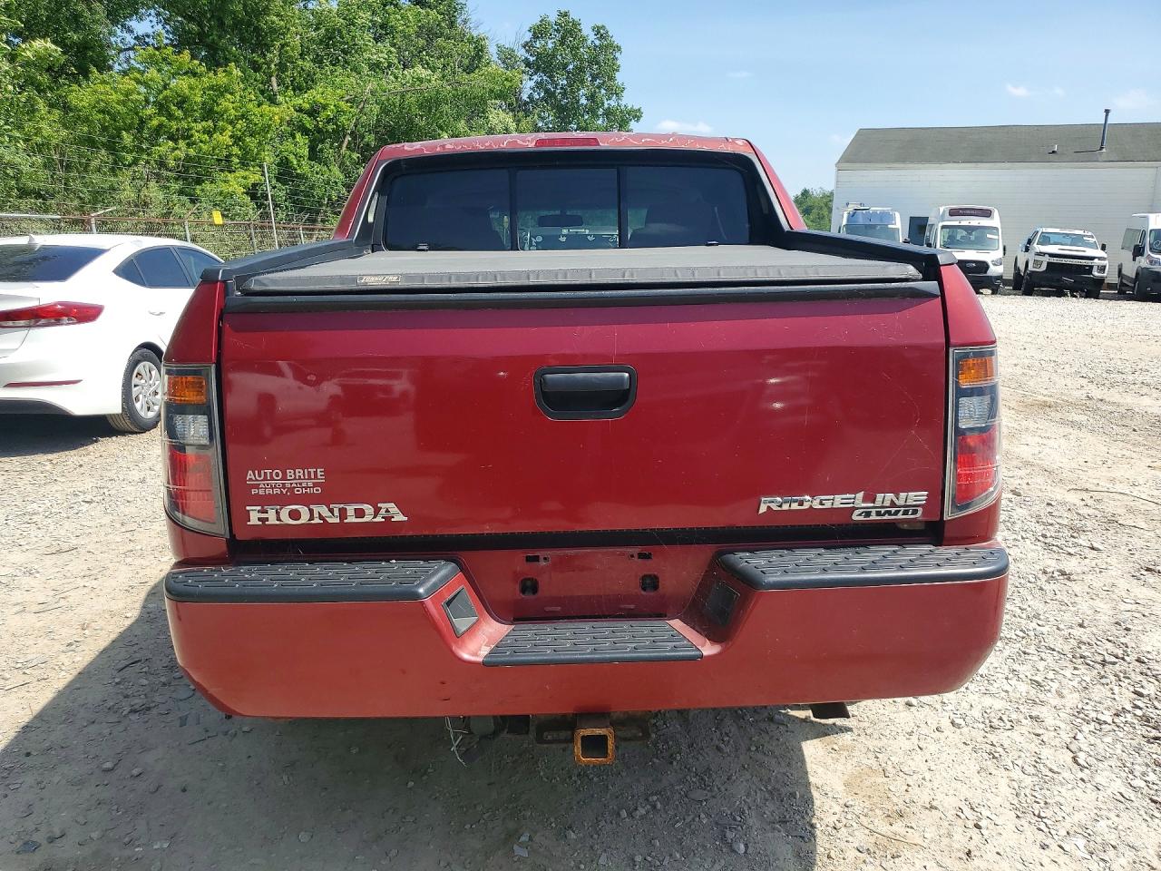 2006 Honda Ridgeline Rt Maroon vin: 2HJYK16256H528502