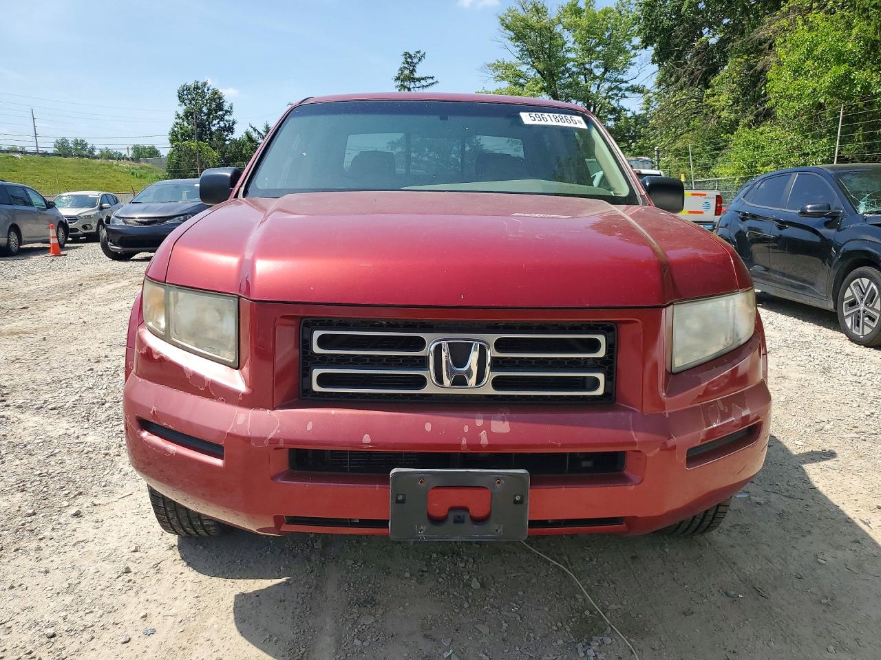 2006 Honda Ridgeline Rt Maroon vin: 2HJYK16256H528502