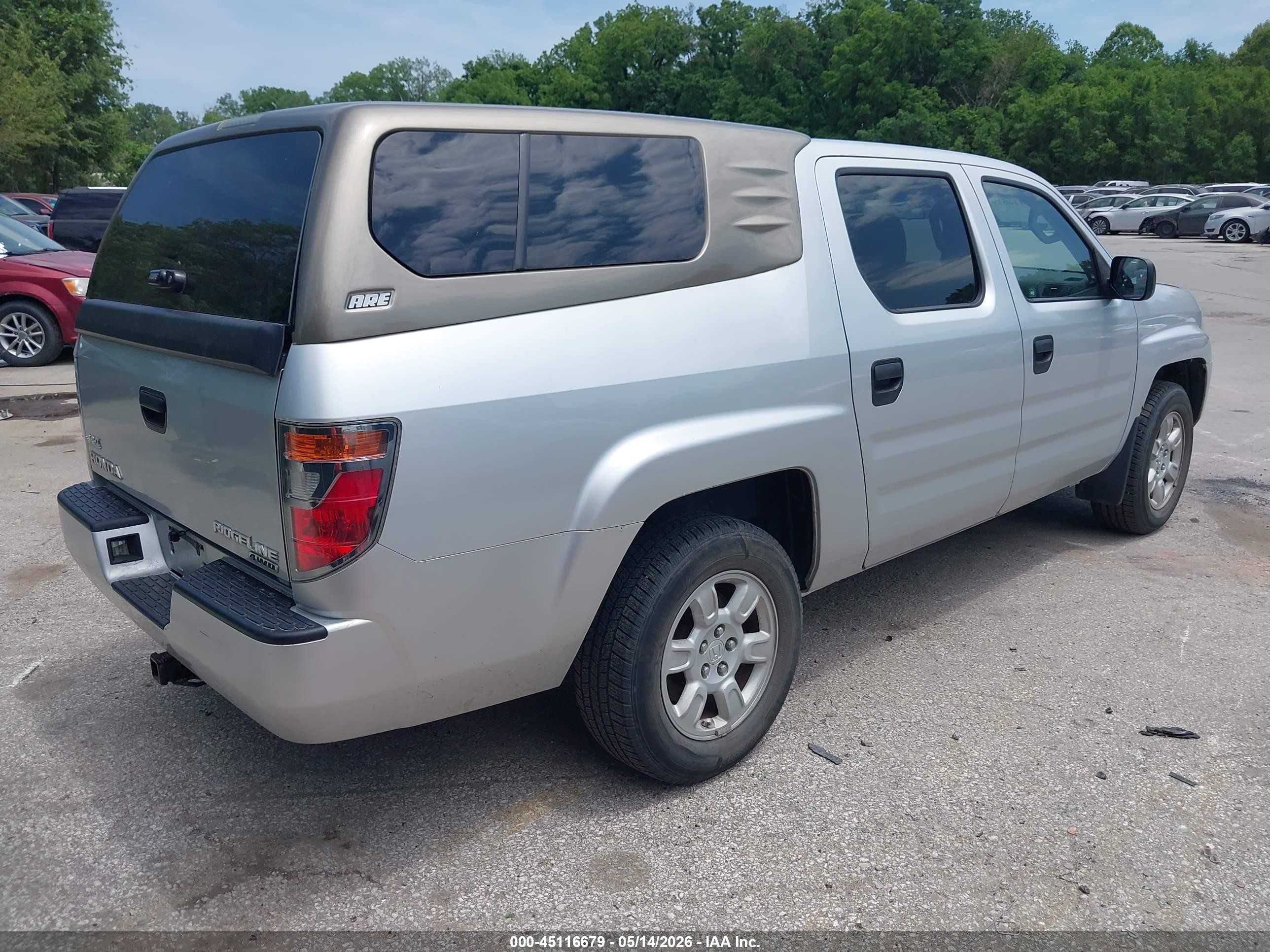 2006 Honda Ridgeline Rt Серебряный vin: 2HJYK16256H574623