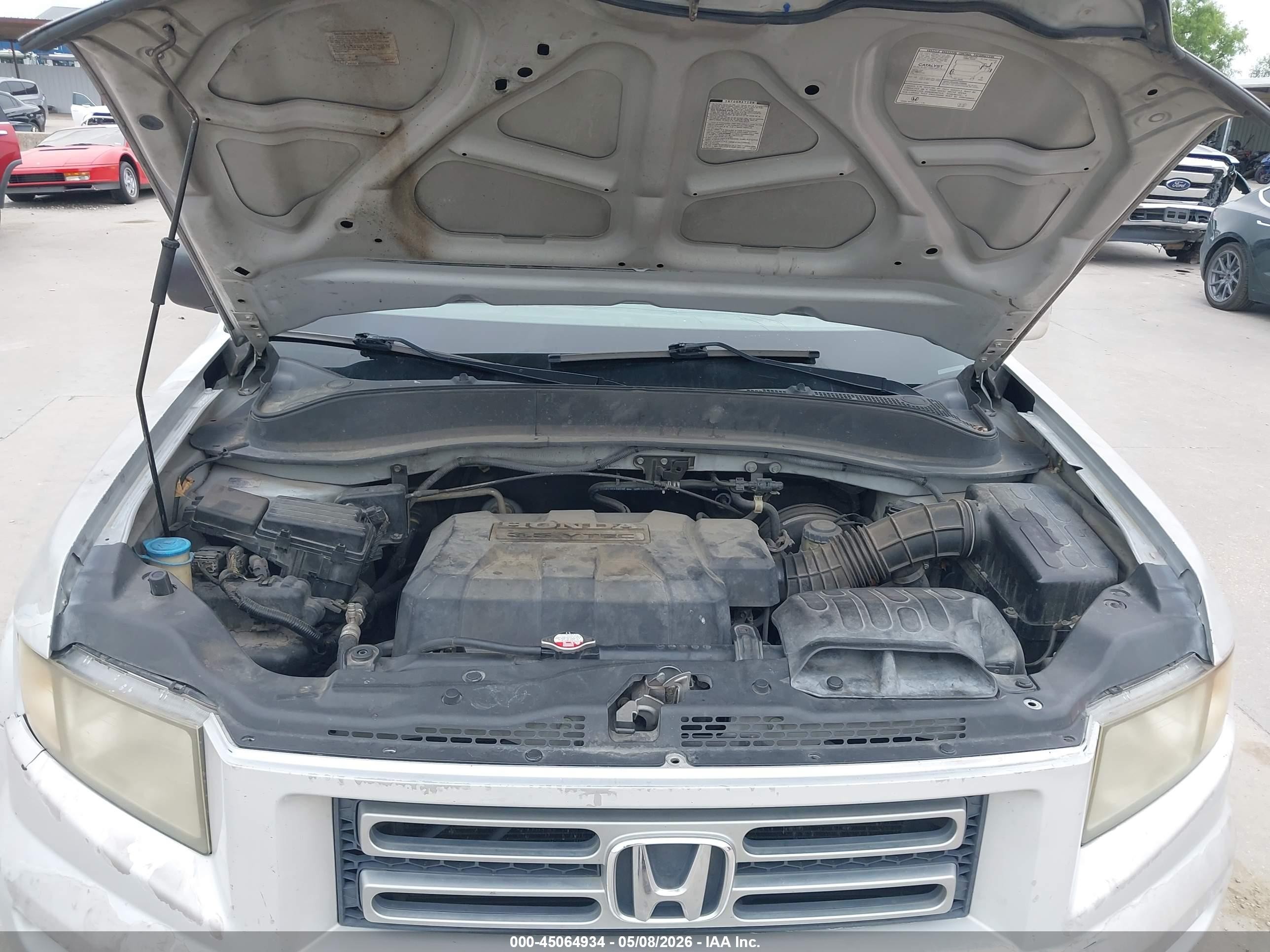 2007 Honda Ridgeline Rt Серый vin: 2HJYK16257H501625