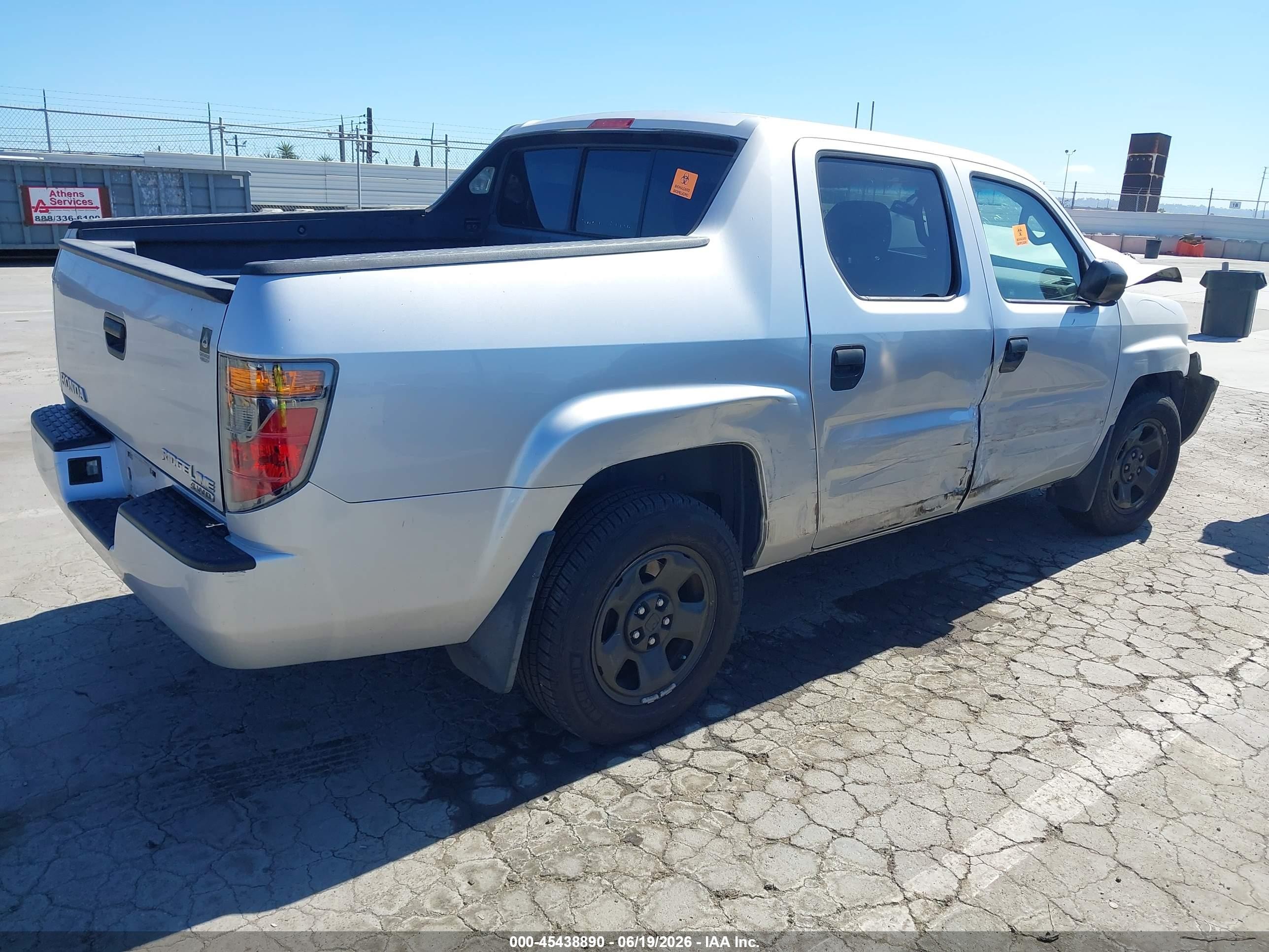2007 Honda Ridgeline Rt Silver vin: 2HJYK16257H513550