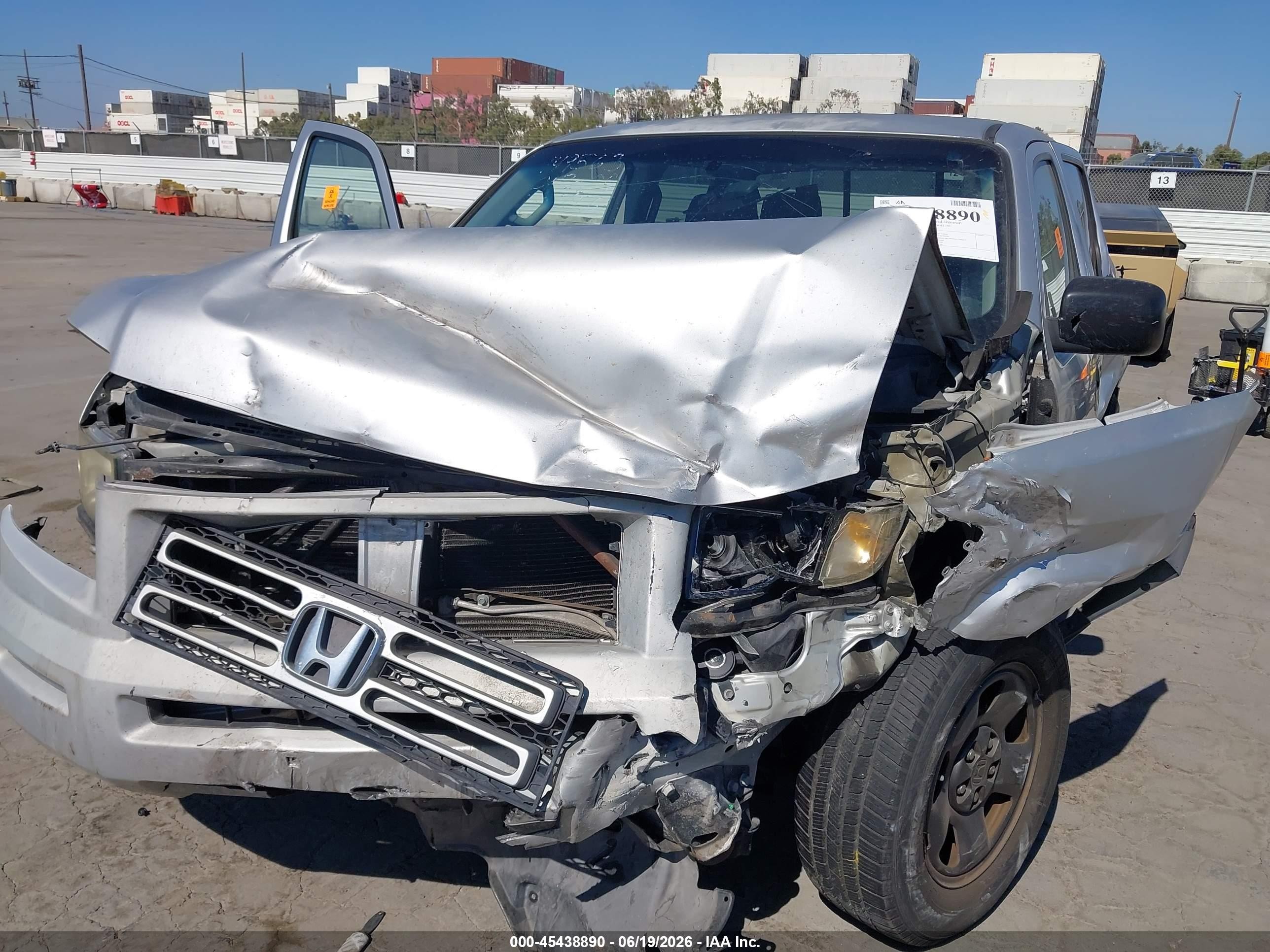 2007 Honda Ridgeline Rt Silver vin: 2HJYK16257H513550