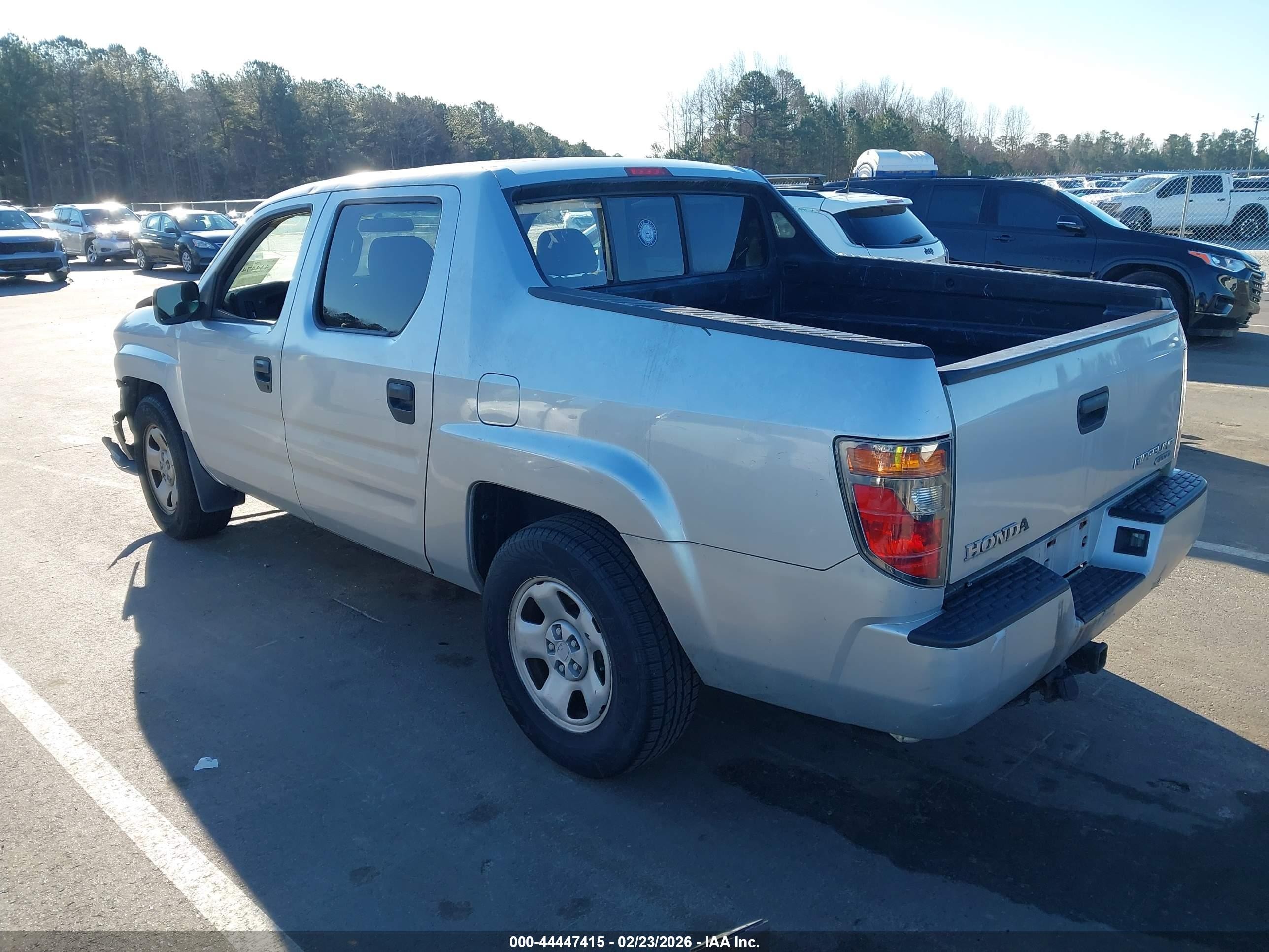 2007 Honda Ridgeline Rt Серебряный vin: 2HJYK16257H519476