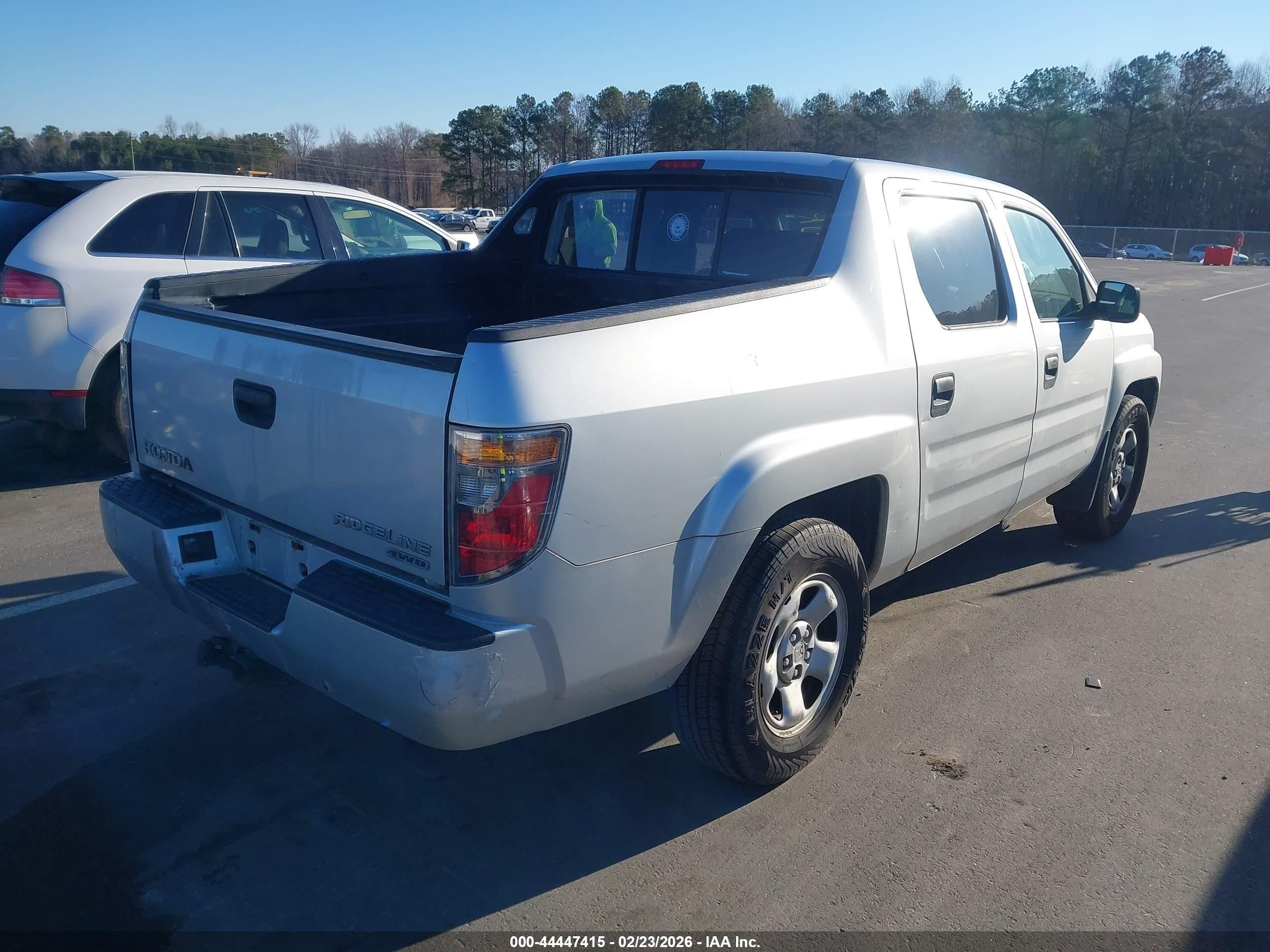 2007 Honda Ridgeline Rt Серебряный vin: 2HJYK16257H519476